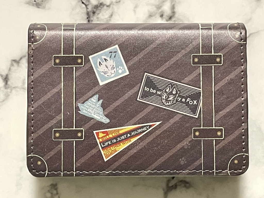 狐狂いな旅行者のトランク 名刺ケース