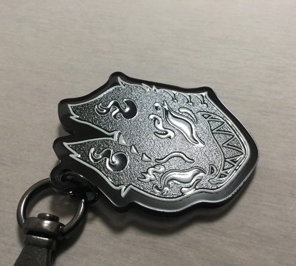 アクリルキーホルダー【黒狐】