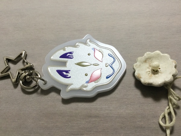 アクリルキーホルダー【白狐】