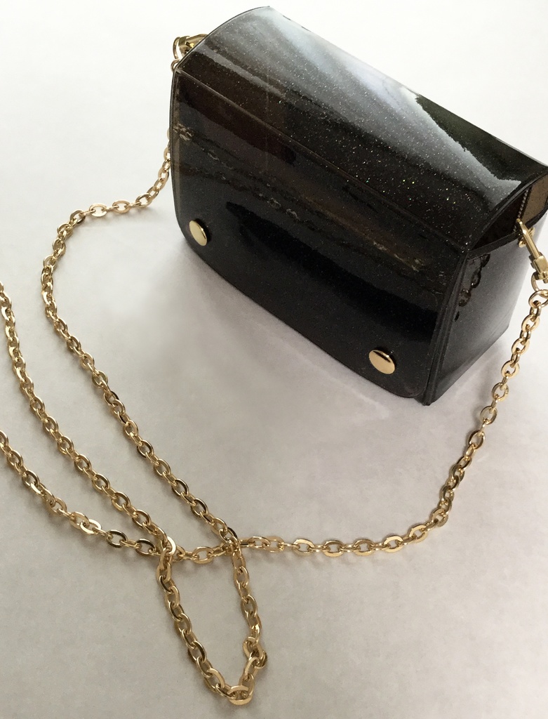 グリッター入り ラメ・ブラックboxバック