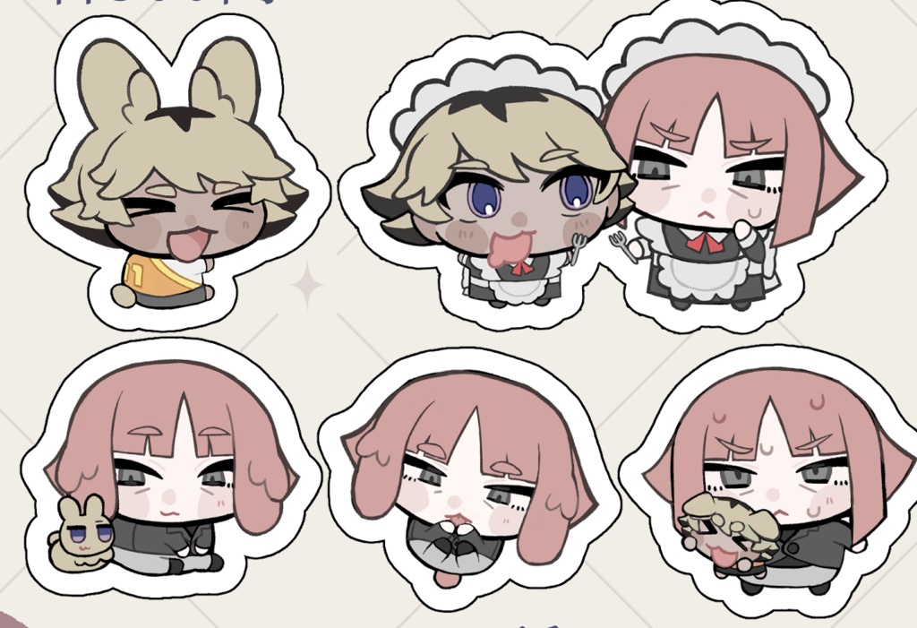 下空ステッカー５種セット