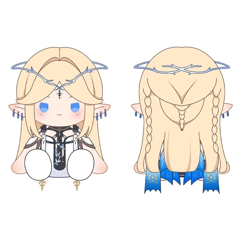 Monenjoy 鳴潮 カルテジア 綿人形 40cm ぬいぐるみ (座り姿勢タイプ) 同人ハンドメイドドール【予約販売・ロット別発送】 中国輸入品