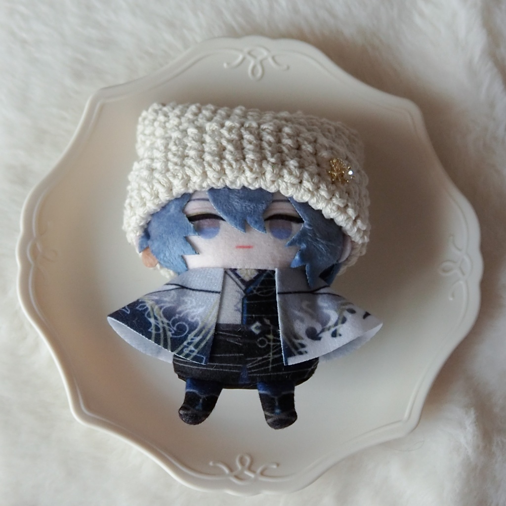 マリンカラーサマーニット帽子