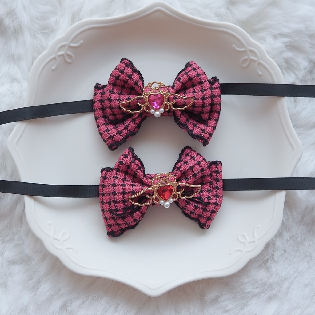 おしゃれリボン(チェック)