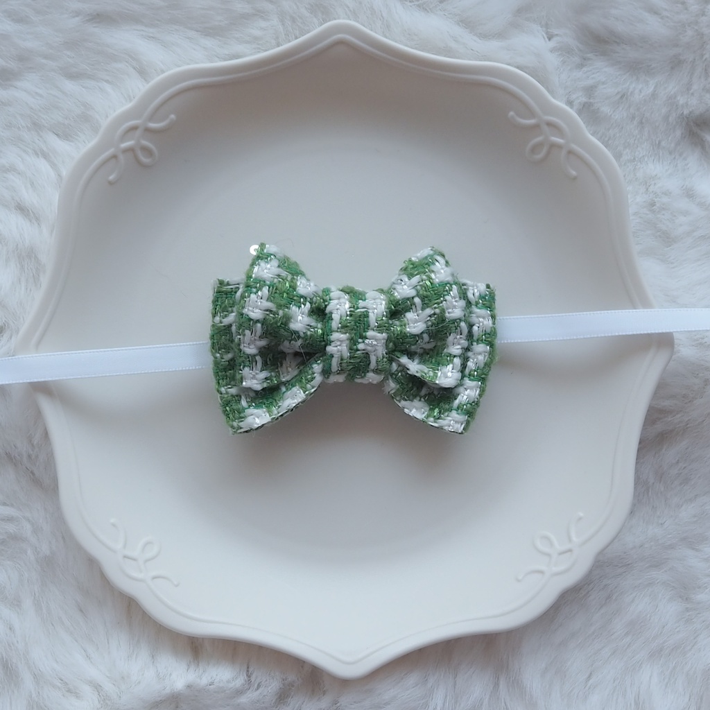 おしゃれリボン(キラキラツイードリボン)