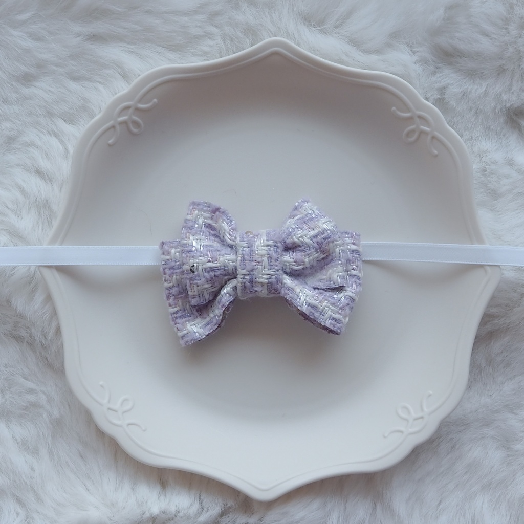 おしゃれリボン(キラキラツイードリボン)