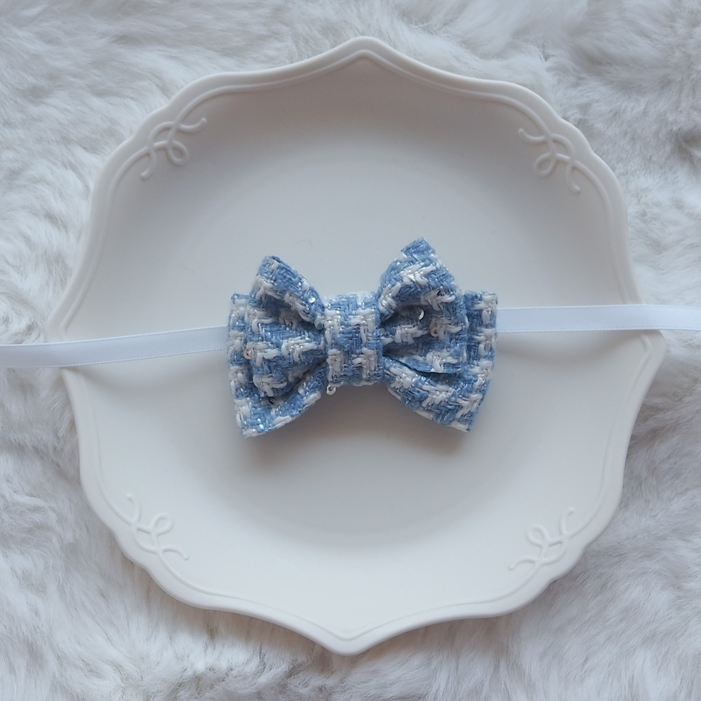 おしゃれリボン(キラキラツイードリボン)