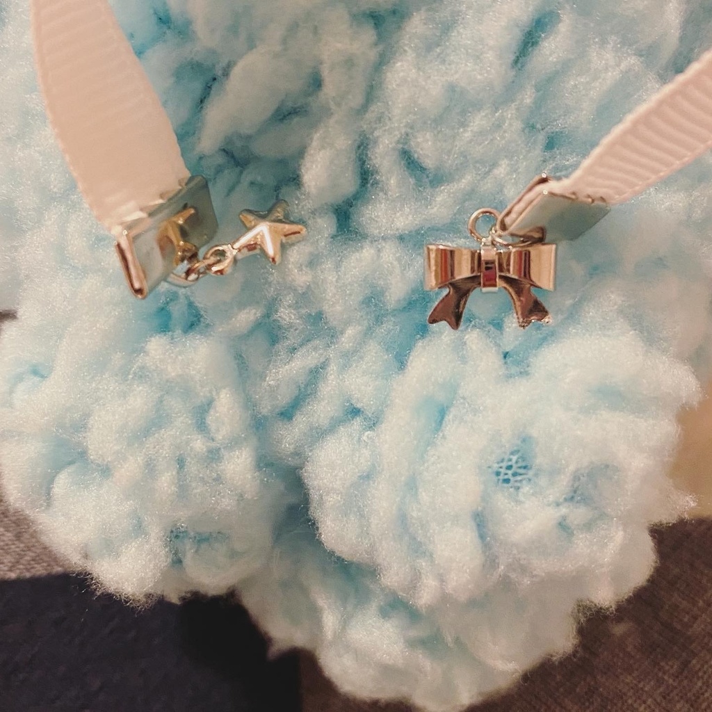 みずいろくまのきぐるみぬい服