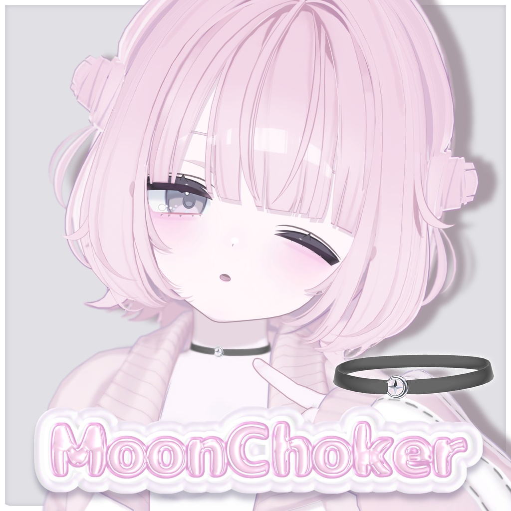 【12アバター対応】Moon Choker🫧【VRChat向け】#DohyaDream