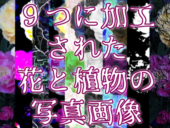 ゲーム向けホラー画像+花の背景素材集