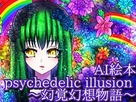 AI絵本「psychedelic illusion ～幻覚幻想物語～」