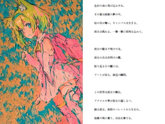 AI絵本「psychedelic illusion ~幻覚幻想物語~」