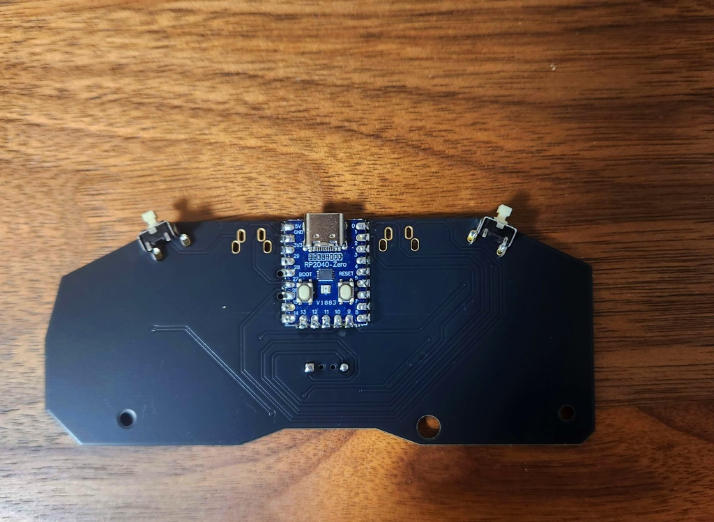 GP2040使用 サターンコントローラーUSBtypeC化基板