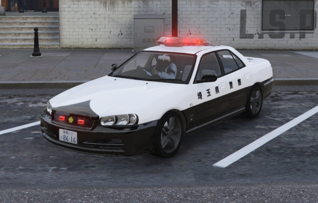 [GTA5 FiveM] 日産ER34パトカー MOD