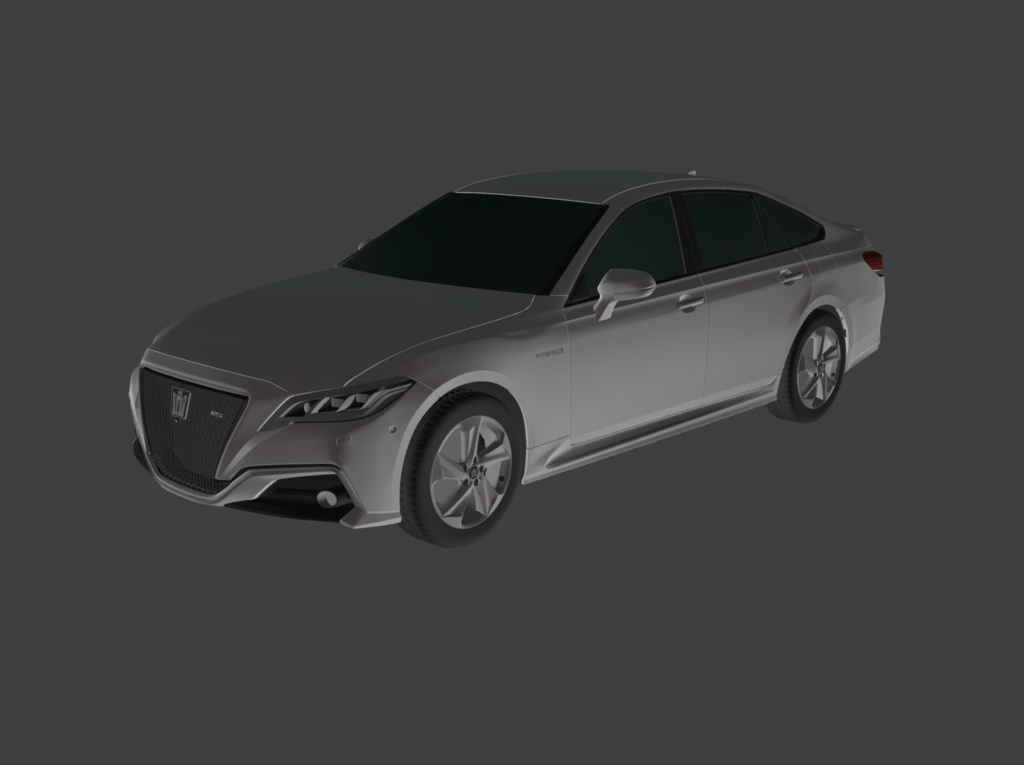 220系クラウン 3Dmodel