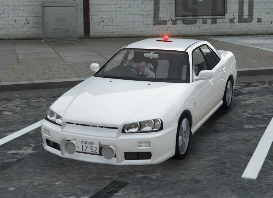 [GTA5 FiveM] 日産ER34覆面パトカー MOD