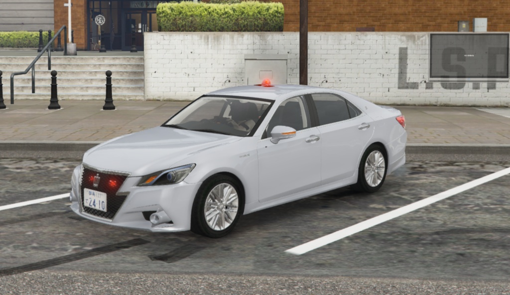 [GTA5 FiveM] トヨタ210系アスリート覆面 パトカー MOD