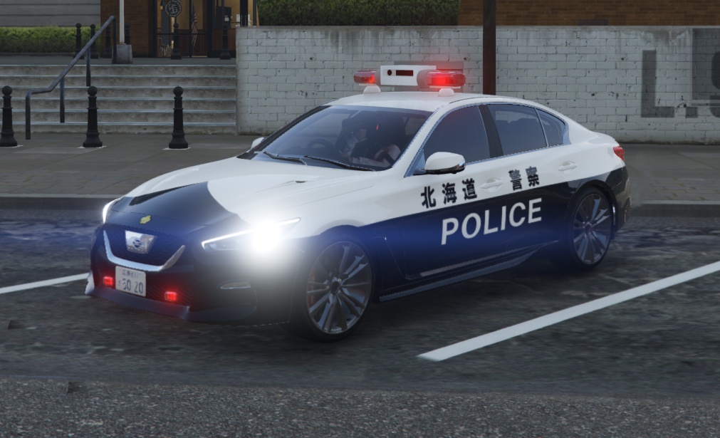 [GTA5 FiveM] 日産 Skyline V37 レーダーパトカー MOD
