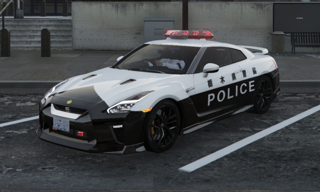 [GTA5 FiveM] 日産R35GTRパトカー MOD