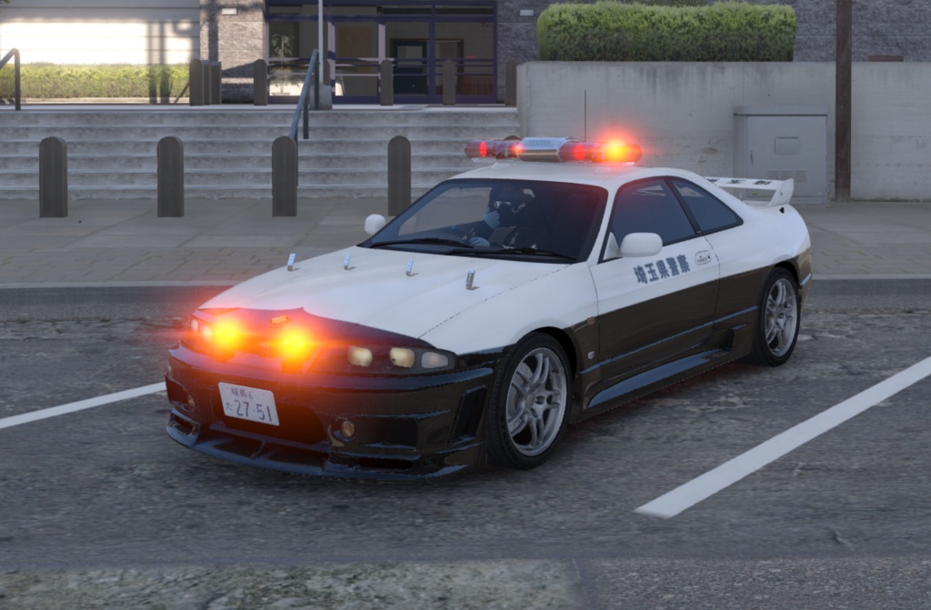[GTA5 FiveM] 日産R33GTRパトカー MOD