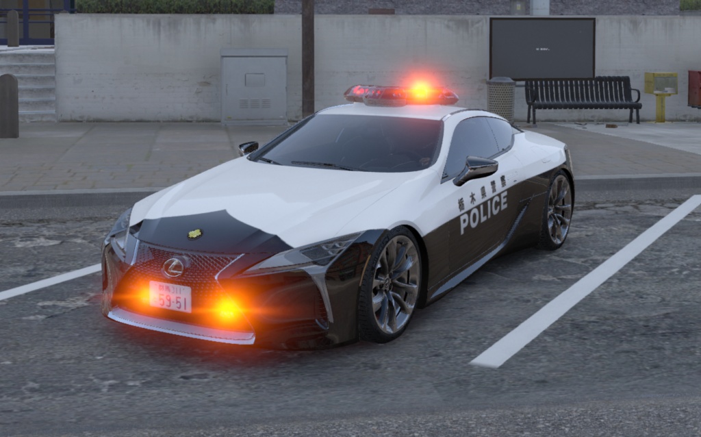 [GTA5 FiveM] LEXUS LC500パトカー MOD