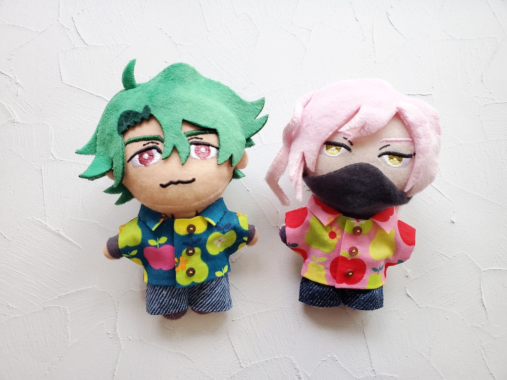 レトロフルーツ柄シャツ