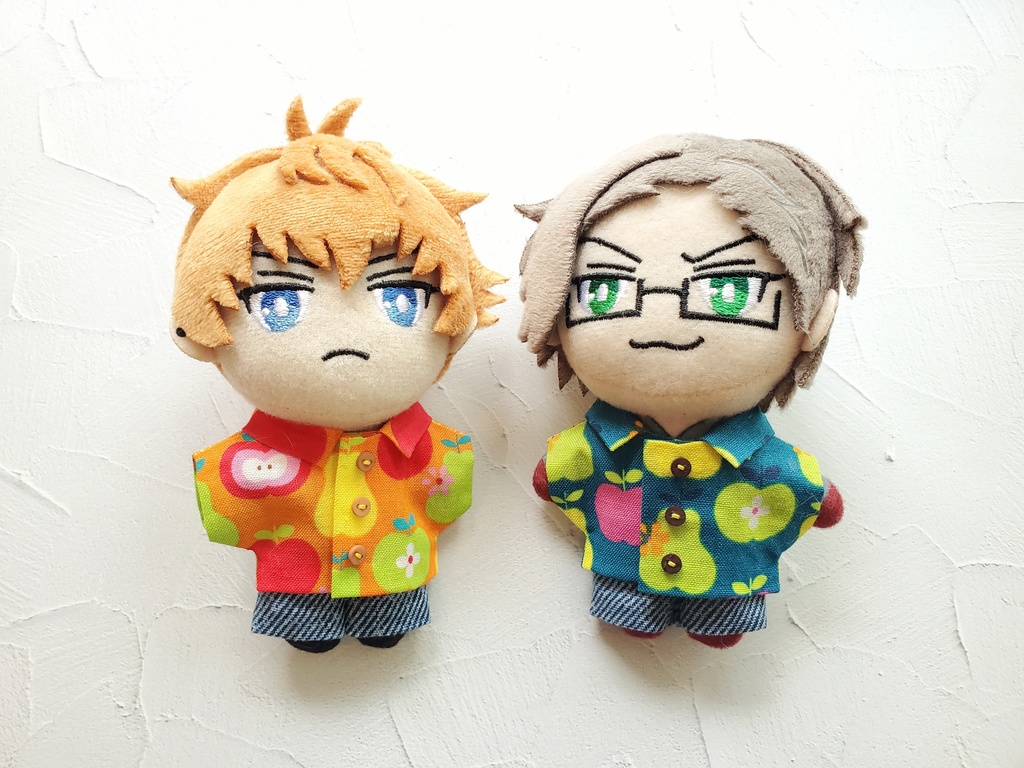 レトロフルーツ柄シャツ