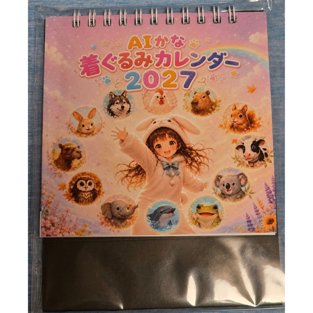 AIかな 着ぐるみカレンダー2027
