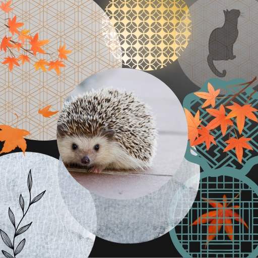 【アイコン用】秋色の和風デザインアイコン