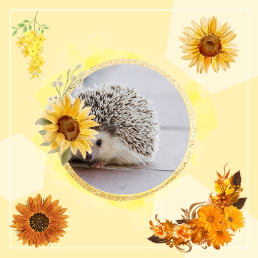 【アイコン用】黄色基調の推し風デザインアイコン