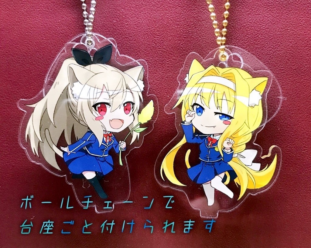 猫耳イデアリアクリルキーホルダー