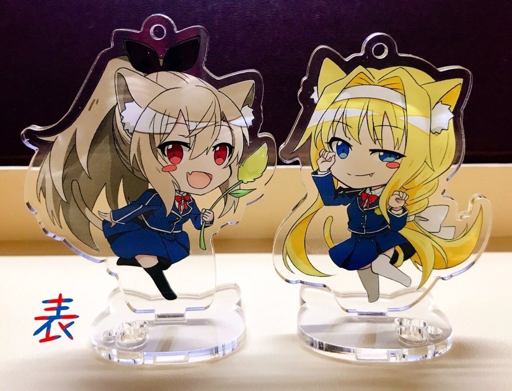 猫耳イデアリアクリルキーホルダー