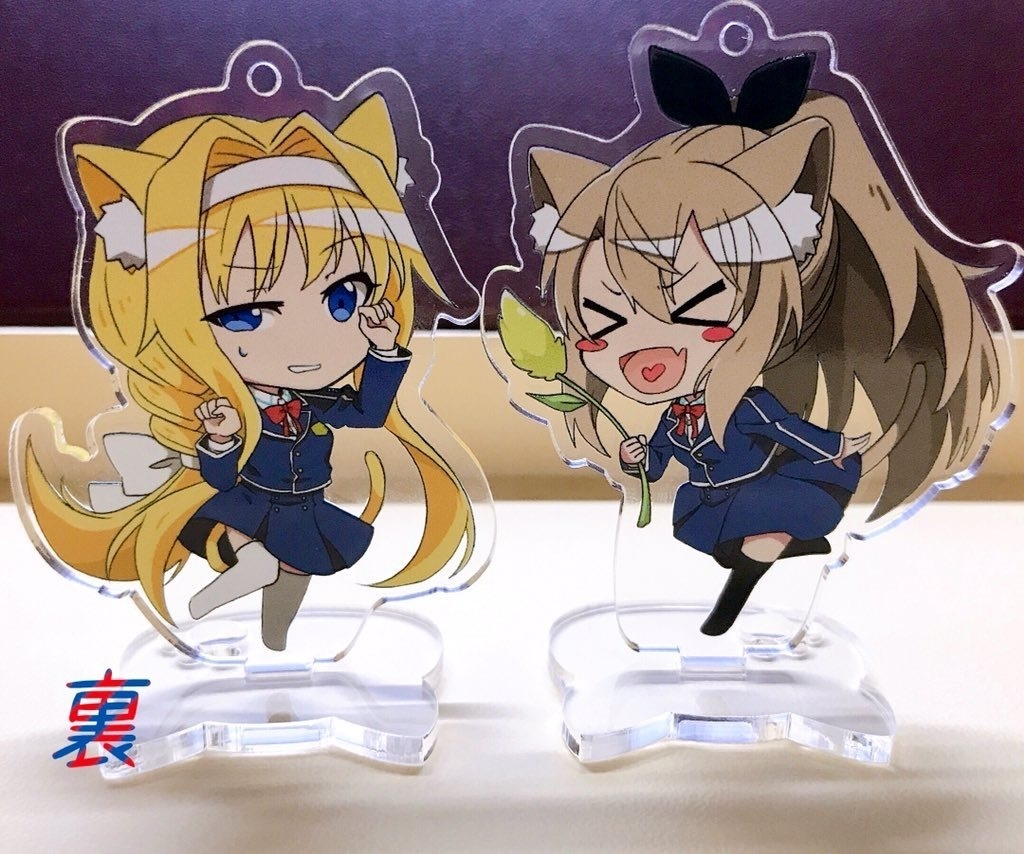 猫耳イデアリアクリルキーホルダー