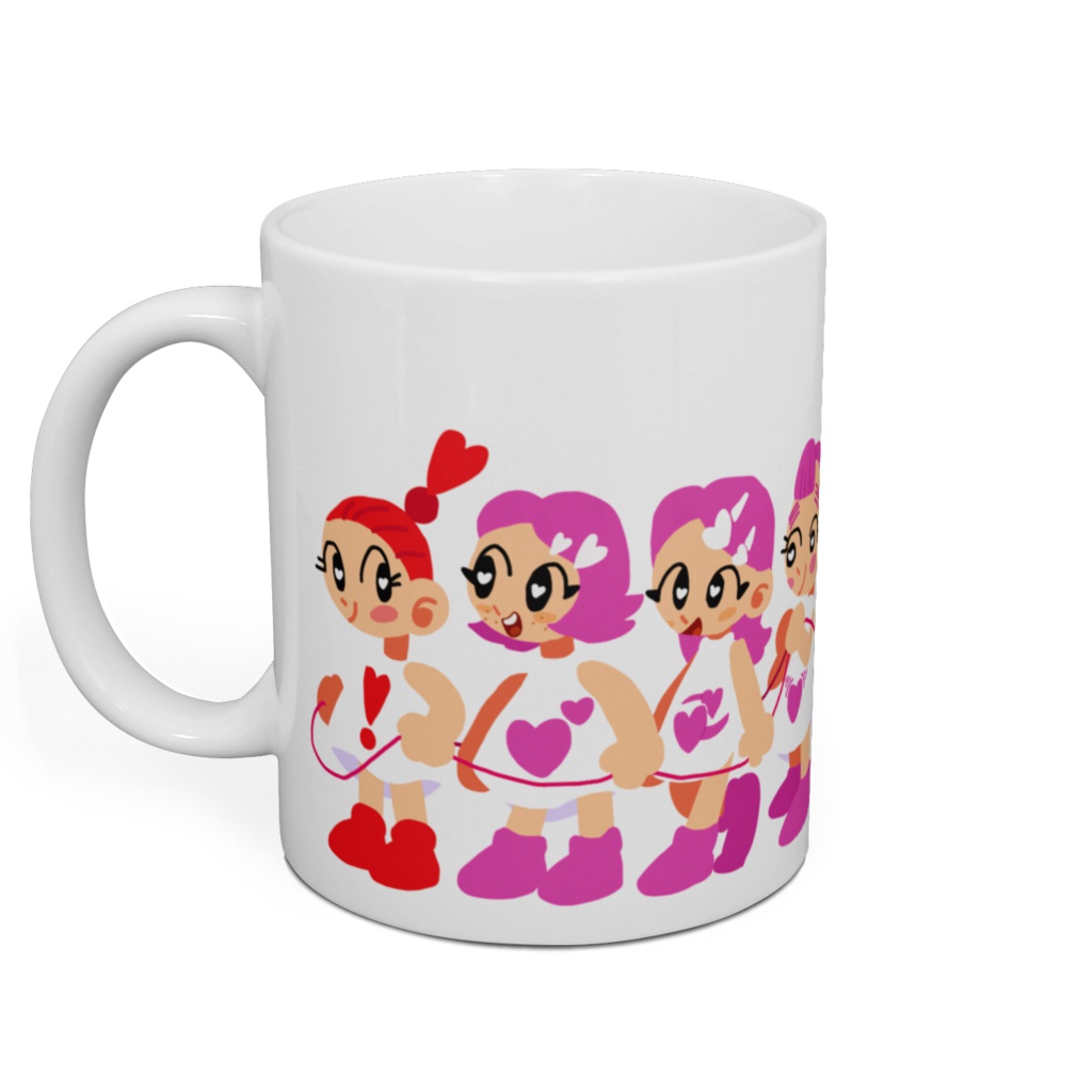 ハート娘ちゃんマグカップ
