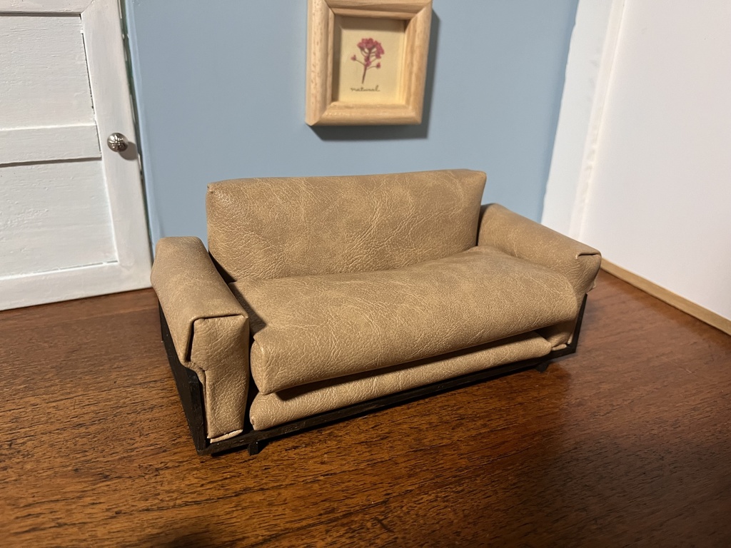 ふたりがけレザーソファ