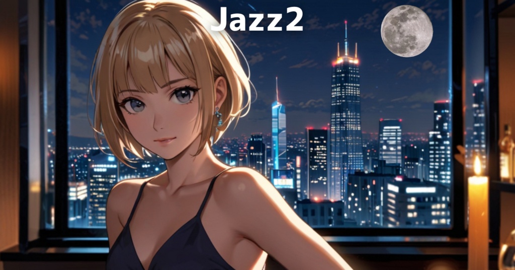 【フリーBGM】『ジャズ2』【リラックス】「煌めく夜景/ナイトムード」【作業用BGM】