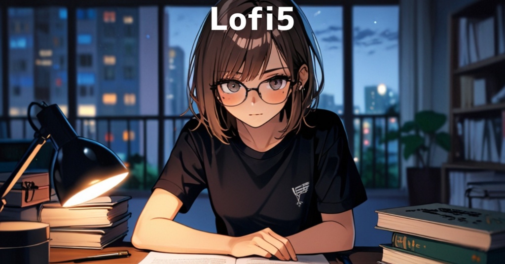 【フリーBGM】『Lofi5』【リラックス】「夜/自宅で勉強/集中」【作業用BGM】