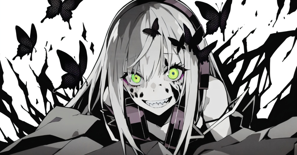 【フリーBGM】Undead Butterfly - 狂黒蝶ノ導キ | Speedcore / Hyper Electro / Dark Electro