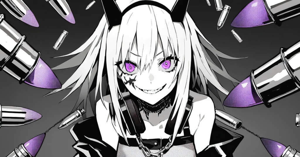 【フリーBGM】Bullet Diva - 紫弾ノメロディアス | Melodic Cyber Rock / Speedcore / Hyper Electro / Vocaloid Style