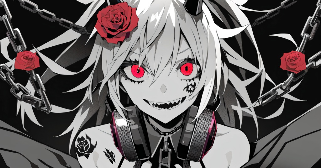 【フリーBGM】Chopper Rose Queen - 狂薔薇ノ鎖 | Speedcore / Hyper Electro / Electro Metal / Vocaloid Style