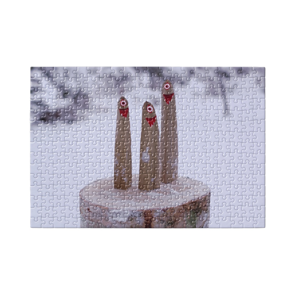 飛驒の雪入道 / パズル / 写真