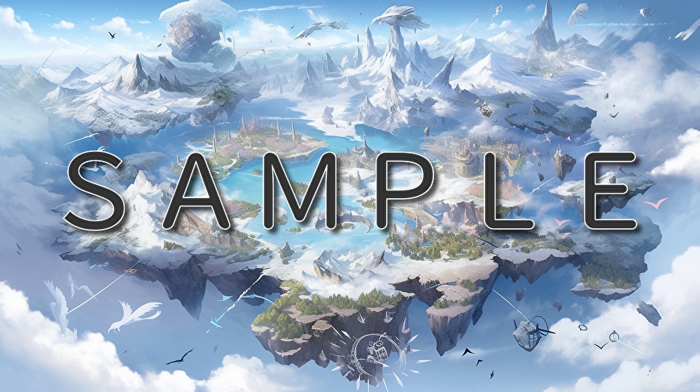 【フリー素材】ファンタジー世界の地図イラスト素材集【全126枚】【AI生成】