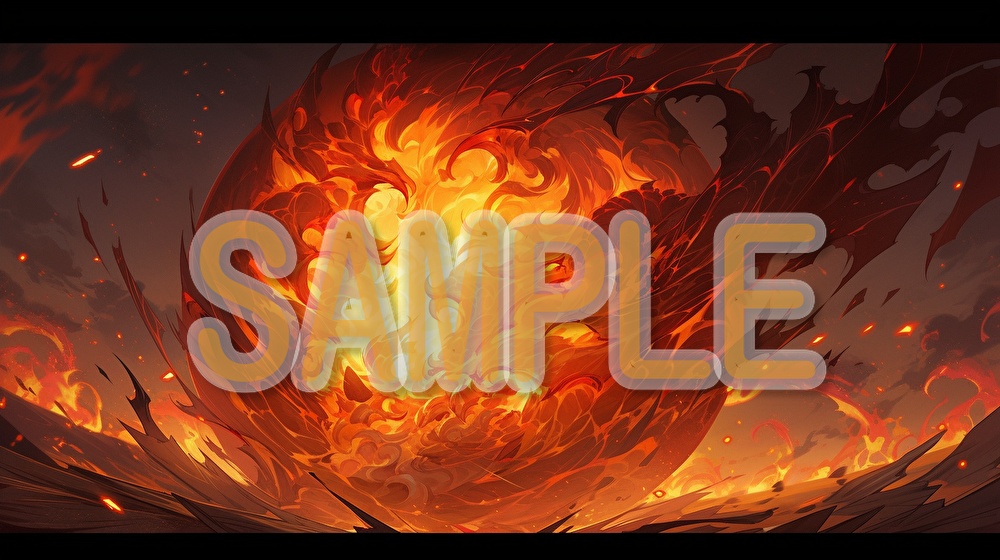 【著作権フリー】炎の演出イラスト素材集【全76枚】【AI生成】