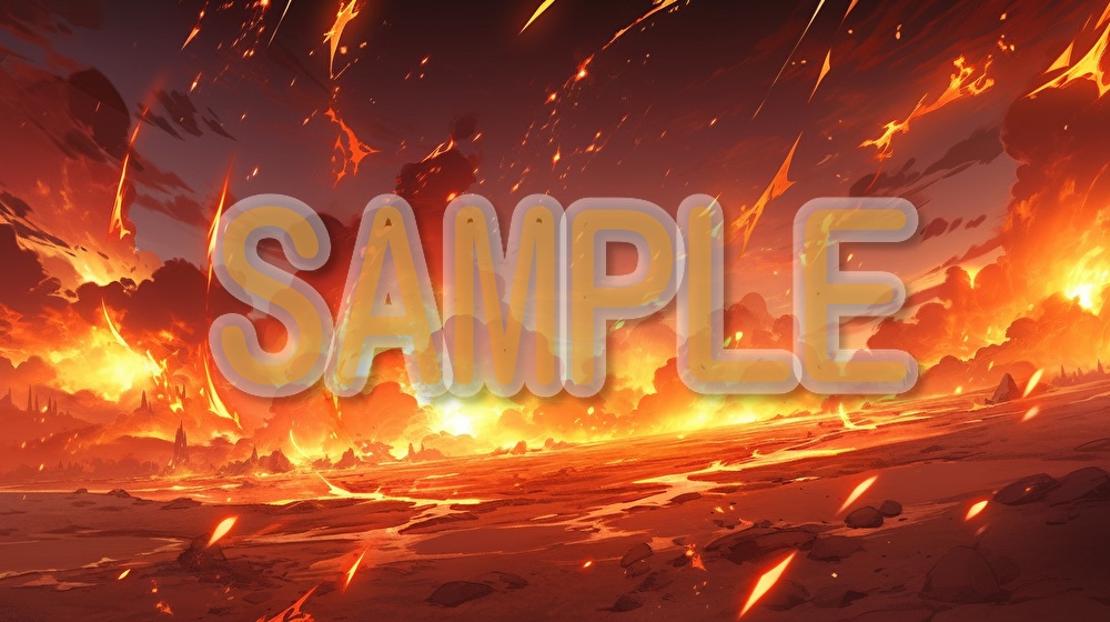 【著作権フリー】炎の演出イラスト素材集【全76枚】【AI生成】