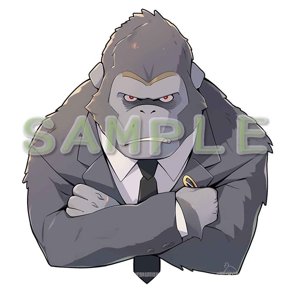 【支援者用】ゴリラアイコン2【AI生成】
