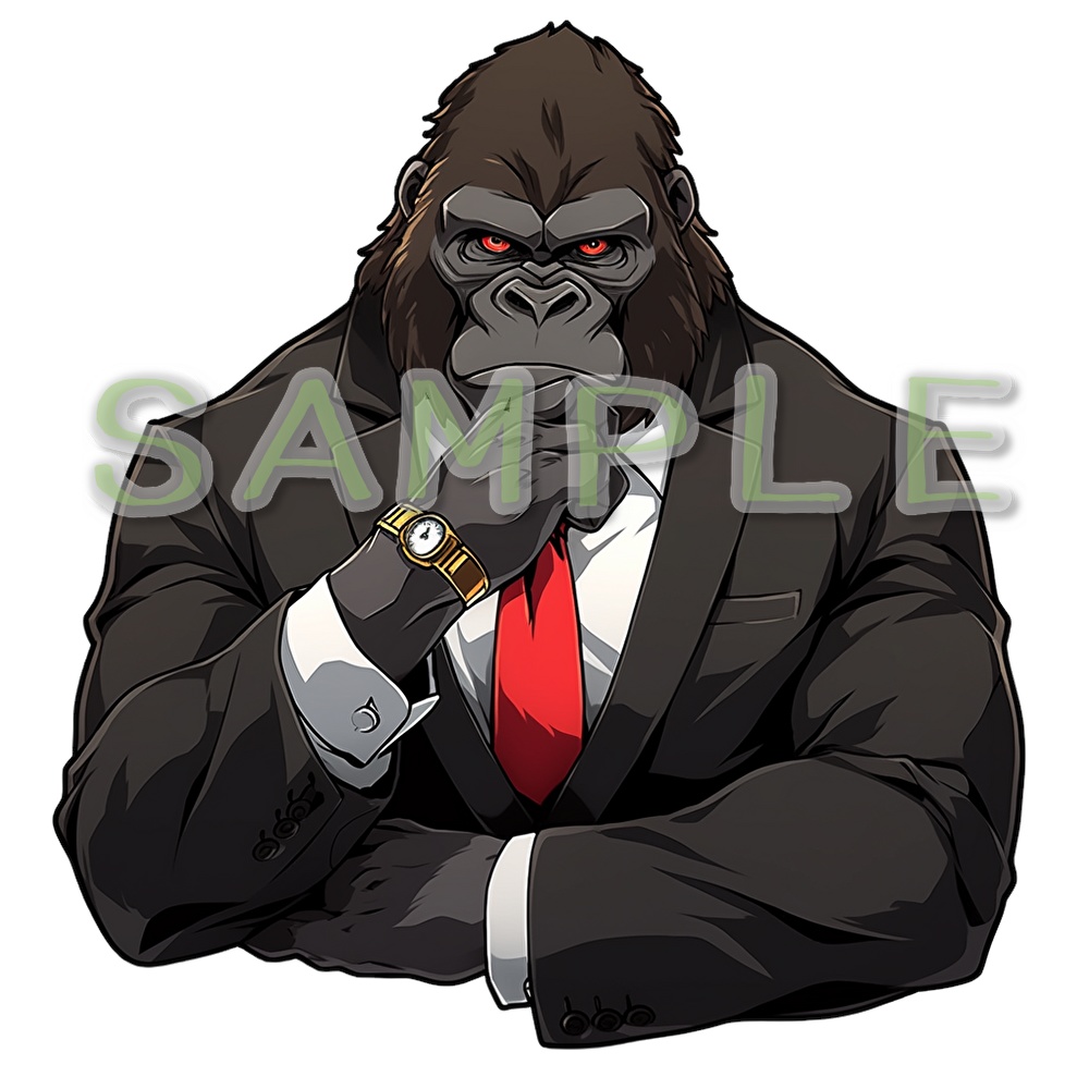 【支援者用】ゴリラアイコン2【AI生成】