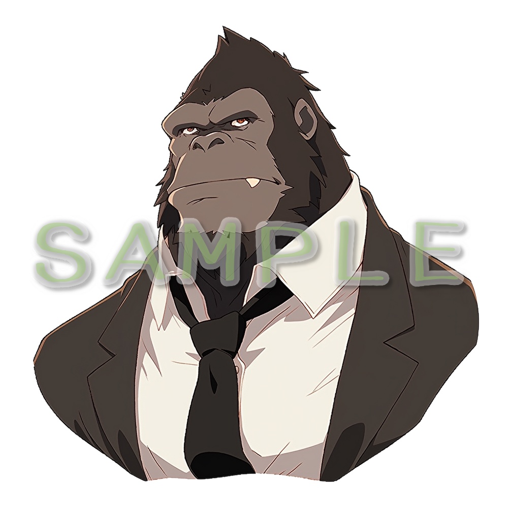 【支援者用】ゴリラアイコン2【AI生成】