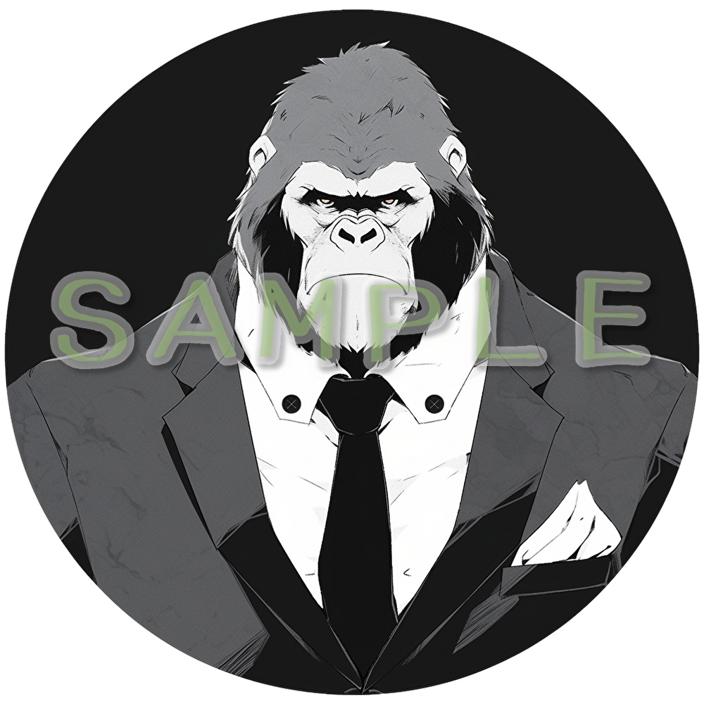 【支援者用】ゴリラアイコン2【AI生成】