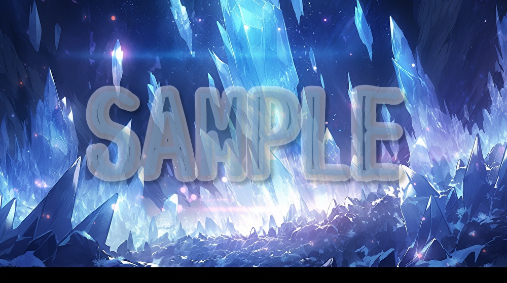 【著作権フリー】氷の演出イラスト素材集【全72枚】【AI生成】