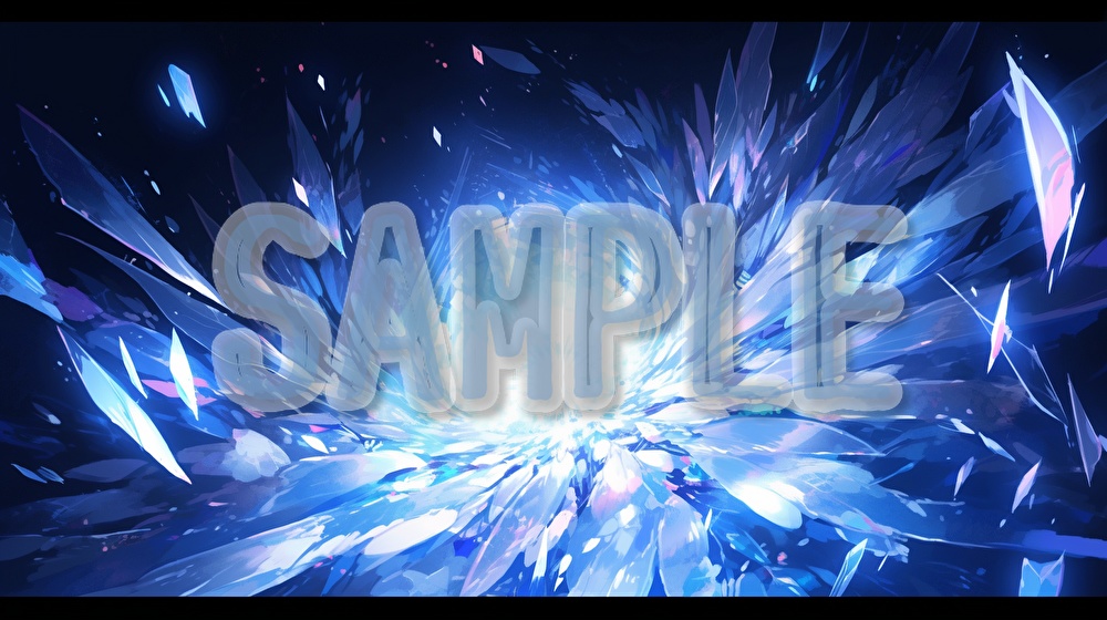 【著作権フリー】氷の演出イラスト素材集【全72枚】【AI生成】